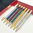 thumbnail image 2 of Bolígrafo De Polo fino LAN CT, marca clásica de lujo, Metal, resina, negocios, oficina, escritura, papelería, regalo superior, 2 of 4
