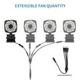 thumbnail image 4 of EastVita Fish Tank Mini Cooling Fan Heat Dissipation Adjustable Wind Speed Electric Fan Fish Tank Aquarium Accessory, 4 of 7