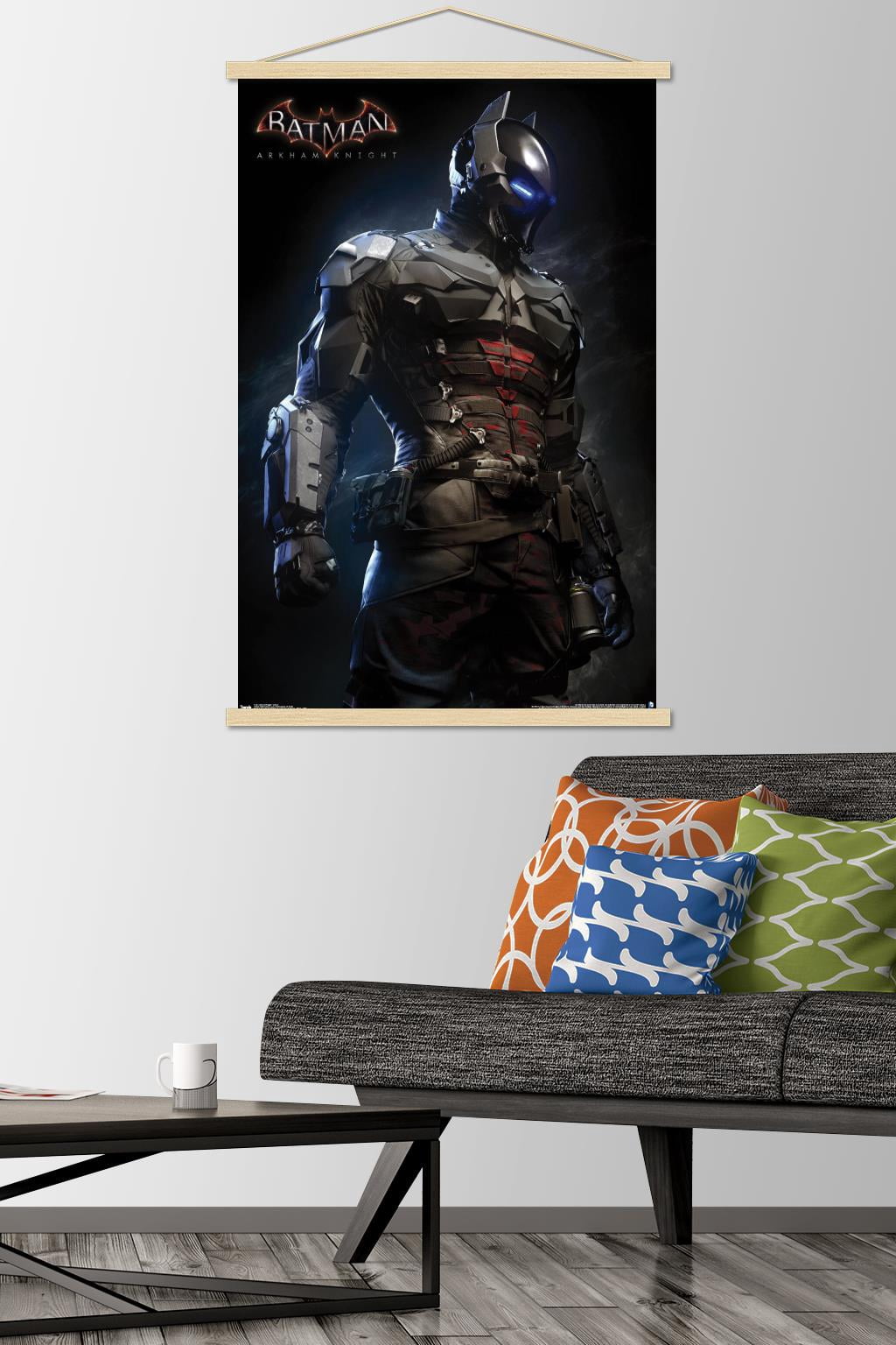 DC Comics Video Game - Arkham Knight - Armor Wall Poster with Wooden Magnetic Frame, 22.375" x 34"