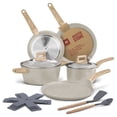 thumbnail image 1 of Bateria de Cocina MasterStone Blanco ULTRACHEF, Juego de Sartenes Antiadherentes Alemán Libre de PFOA, Set de Sartenes, Ollas de Cocina y Utensilios para Cocinar, 12 Pzs, 1 of 8