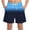 Dark Blue, variant on QNANSPI Boys Swim Trunks, Beach Swimwear for Kids, 4-15 Years Youth Boys Solid Color Swim Trunks Fast-Drying with Side Pockets Elastic Waist for Beach Vacation Surfing Pool Daily Wear