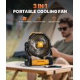thumbnail image 4 of Ventilador de camping Doviluxe de 20000 mAh, portátil y recargable, LED, 4 of 9