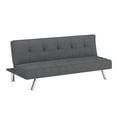 thumbnail image 1 of Serta Rane Convertible Sofa Bed, 66.1" W x 33.1" D x 29.5" H, Charcoal, 1 of 2