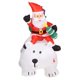 thumbnail image 4 of Juguete Inflable de Navidad Con Decoración de Oso Polar de Papá Noel Con Luz Led Para Fiesta en El Jardín, 4 of 7