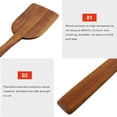 thumbnail image 3 of Spatulas Wooden Wok Turners Wooden Spoons for Cooking Non Cookware Kitchen Utensils, 3 of 6