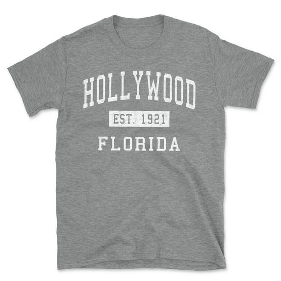 Hollywood Florida Classic Established Men's Cotton T-Shirt