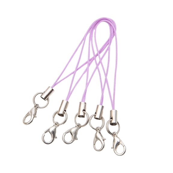 Set of 100 Wrist Lanyard Carabiner DIY Phone Lanyard Perfect Phone Accessories Phone Chain for USB Drives Jewelry Crafts
