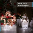 thumbnail image 4 of Zukuco USB LED Fairy String Light, Copper Wire Christmas Lights for Indoor, Bedroom, Wedding, Party, Patio Decorations(33ft 100 Led, Cool White), 4 of 5