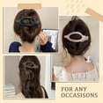thumbnail image 5 of 8 PCS Flat Claw Clips for Women, Strong Hold French Flat Hair Clips for Thick Thin Hair Barrettes Accessories, Side Slide Volume Clips for Women Girls Square Large Medium, 5 of 8