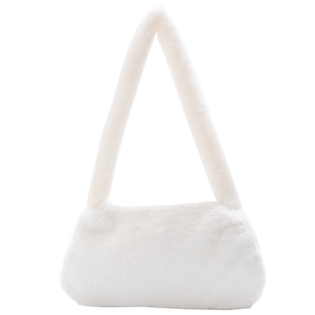 Vintage mujer hombro axila bolsa Animal patrón felpa portátil Mini monederos