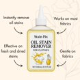 thumbnail image 2 of JJEAN-Oil Stain Remover for Clothes (8.72oz) - Fabric Stain Remover For Cooking, Engine, Dried Oil And Grease Stains - Safe for All Fabric Types, 2 of 4