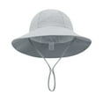 thumbnail image 5 of Toddler Boys Girls Bucket Hat Summer Kids Sun Hat Adjustable Bucket Hat Outdoor Play Hat For Toddler Girls Boys Sun Toddler Summer Hats Gibobby,S,G, 5 of 7