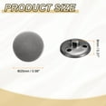 thumbnail image 2 of Uxcell 15pcs Metal Round Buttons 25mm Brass Sewing Craft Buttons, Gun, 2 of 6