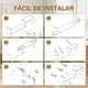 thumbnail image 5 of Repisas Flotantes, 2 Piezas Repisas Flotantes de Pared(58 * 10 * 12CM), Estantes Flotantes Montado en La Pared para Baño, Cocina, Negocio y Más Soportan hasta 12 kg, Fáciles de Instalar, 5 of 6