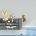 thumbnail image 2 of Estatua de figura,Estatuas de hojas y flores de metal,esculturas decorativas,Figuras decorativas para el hogar,para estante,mesa o vitrina.,Figura de escritorio,Estatua de gato,linda, 2 of 8