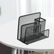 thumbnail image 5 of Organizador de escritorio de metal de 1 pieza, estante de almacenamiento de archivos, soporte para cartas, estante para el hogar y la oficina Negro, 5 of 9