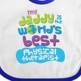 thumbnail image 4 of Inktastic Physical Therapist Daddy Boys or Girls Baby Bib, 4 of 4