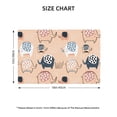 thumbnail image 4 of Placemats Set Of 4 / 6, Cute Ink Drawn Elephants Placemats For Dining Table Indoor/Outdoors Heat Resistant Washable Placemats 18" X 12", 4 of 8