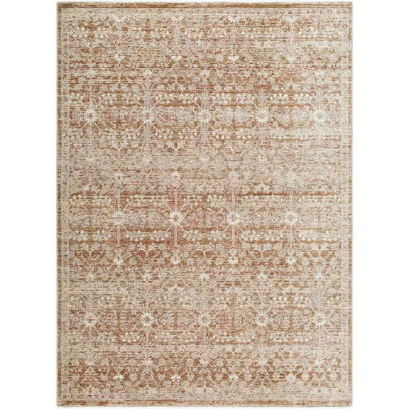 Mark&Day Area Rugs, 12x16 Sandro Traditional Tan/Burnt Orange Area Rug, Tan Cream Brown Carpet for Living Room, Bedroom or Kitchen (12' x 15'7")