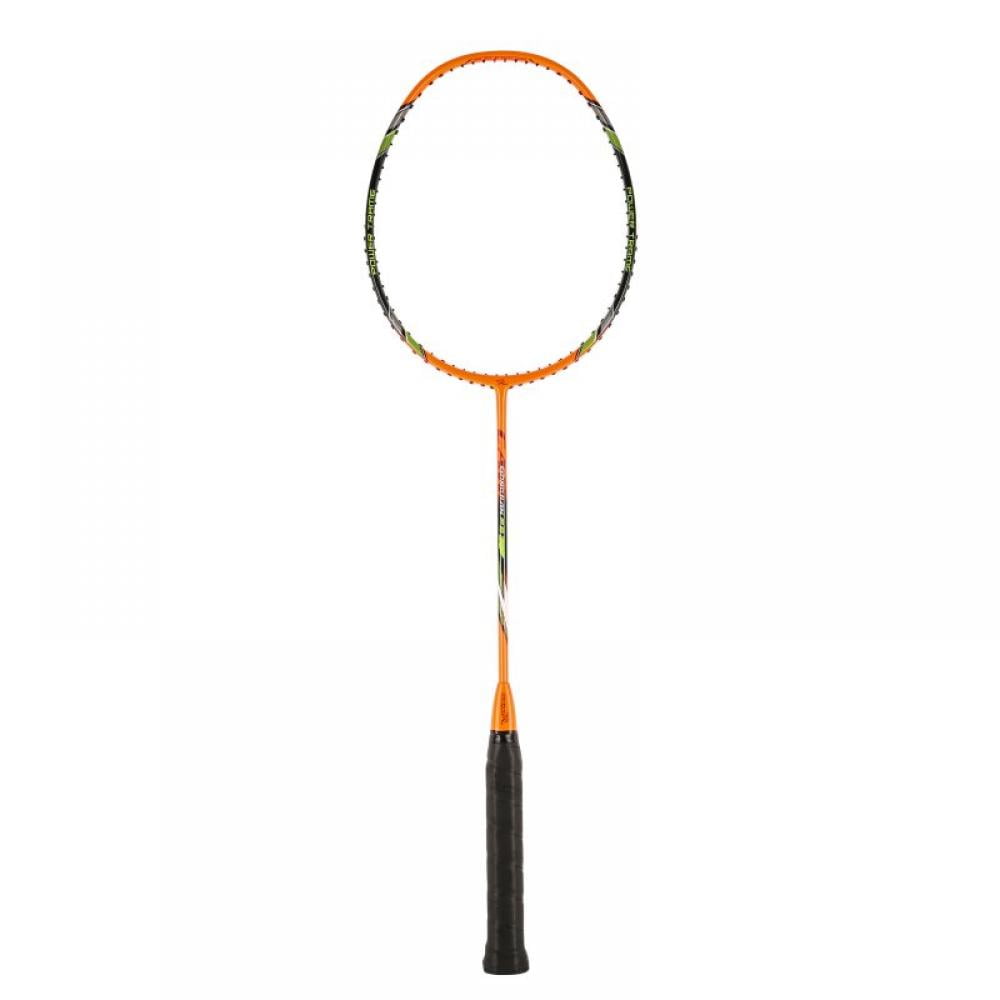 Carbon Shaft w/ Carry Bag Badminton Racket Set of 4 for Backyard Family Game 