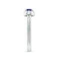 thumbnail image 3 of Angara Natural 0.25 Ct. Tanzanite Solitaire Ring in Sterling Silver for Women (Ring Size: 3.5), 3 of 9