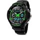thumbnail image 1 of Relojes, relojes digitales para niños, reloj analógico deportivo para exteriores resistente al agua hasta 50 m con alarma, temporizador, zona horaria dual y luz LED para niños., 1 of 5