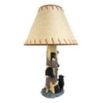 thumbnail image 3 of Rustic Black Bear Cubs Peekaboo Climbers by A Tree Table Lamp Statue With Shade, 3 of 8