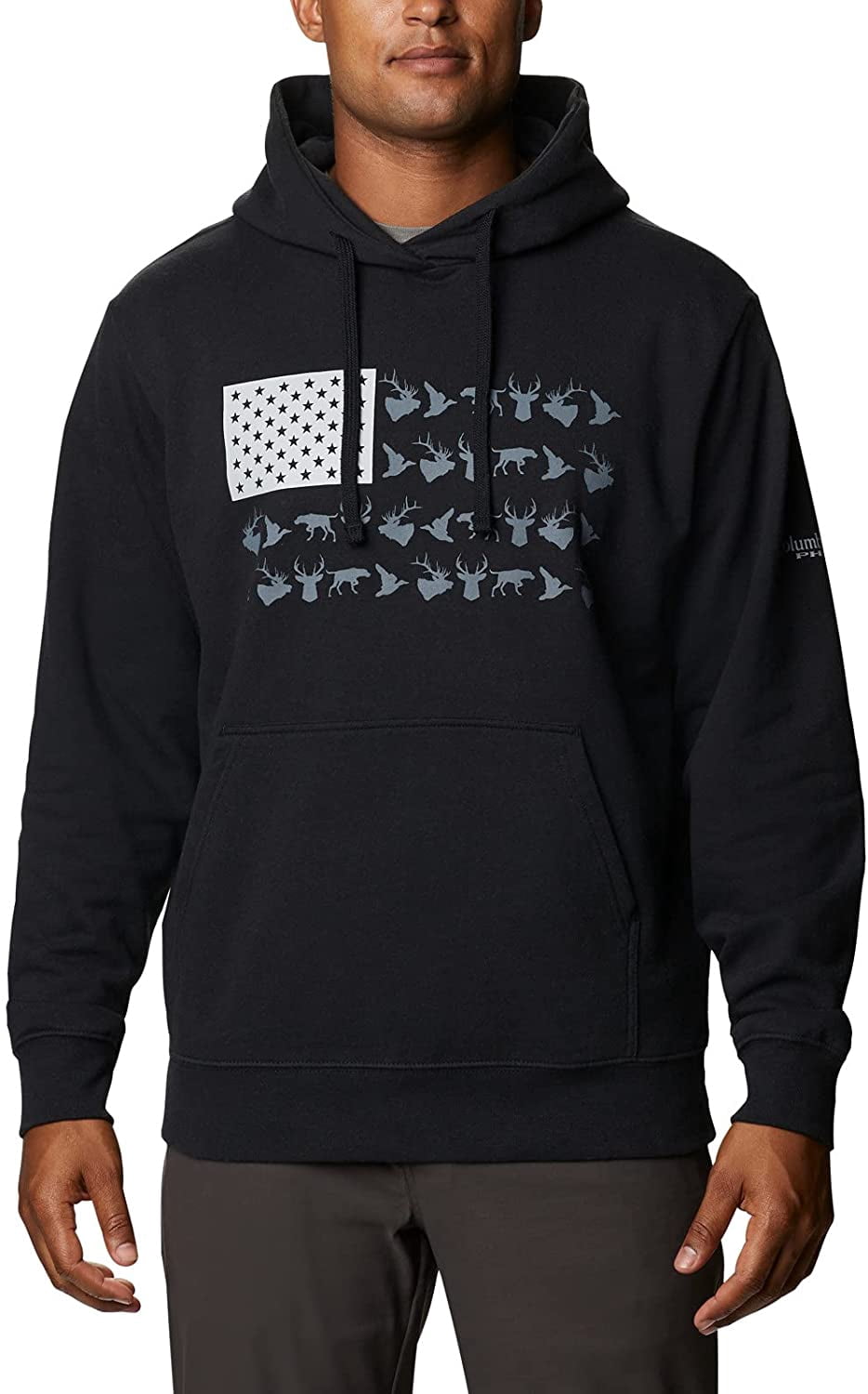 Columbia Men's PFG Fish Flag Hoodie 