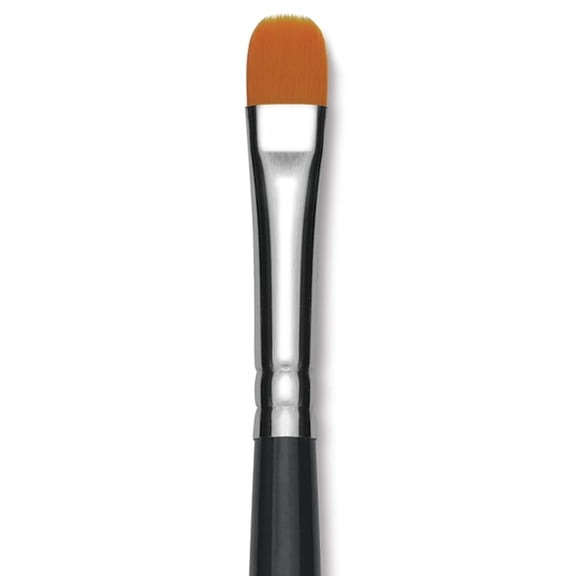 Dynasty Finest Golden Synthetic Brush - Filbert, Size 6