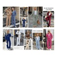 thumbnail image 3 of BTFBM Fall Outfits For Women Lounge Sets Airport Outfits 2 Piece Sets,Airport Outfits For Women,Long Sleeve Zip Up Sweatshirt,Pockets,Wide Pants,Tracksuit, Jogger Sweatsuit,Vacation, 3 of 8