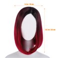 thumbnail image 2 of Peluca sintética lacia Bob: Peluca de moda para mujer para uso diario, cosplay, fiestas y disfraces. Cabello sintético elegante para uso diario., 2 of 6
