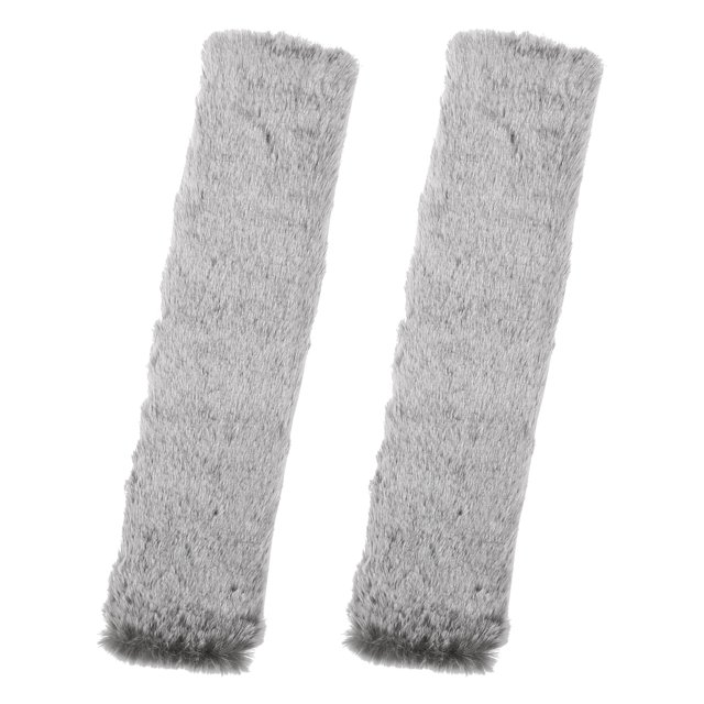 1 Par Gris Poliester Coche Cinturón Cubierta Hombro Almohadillas 30x7cm Unique Bargains Cinturón Seguridad Cubierta