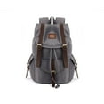thumbnail image 1 of Mochila de lona vintage Kaukko Mochila de senderismo para viajes al aire libre Mochilas escolares KAUKKO K1016-Grey, 1 of 5