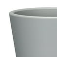 thumbnail image 4 of Mainstays Recycled Resin Planter Attached Saucer, Gray, 4in x 4in x 4.5in, 4 of 8