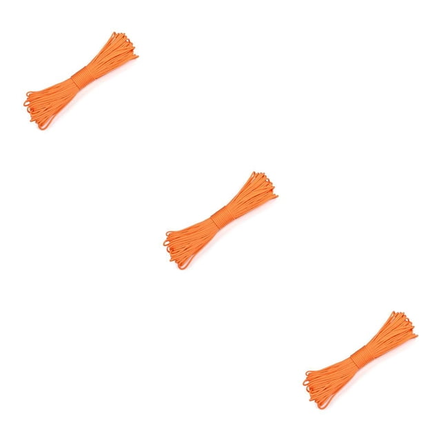 Wosthever Cuerda de escalada Cuerda de paracaídas al aire libre Montañismo Paracord Cordón Naranja Naranja 3Conjunto