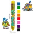 thumbnail image 2 of Rainbow Writer - Kangaroo Pen by Deluxebase. Multicolored, Medium Point, 8-in-1 Retractable Novelty Ballpoint Pen with Cute Animal Design., 2 of 4