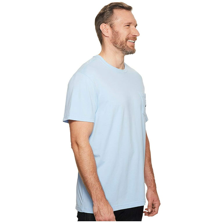 Nautica Men's Large Solid Crew Neck Short-Sleeve Pocket T-Shirt