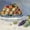 Still Life With Peaches And Grapes, variant on Elephant Stock The Gust Of Wind Wall Art - Horizontal Canvas Wall Art - Living Room Wall Decor - Abstract Canvas - Green And Blue Decor By Pierre Auguste Renoir - 12" x 8"