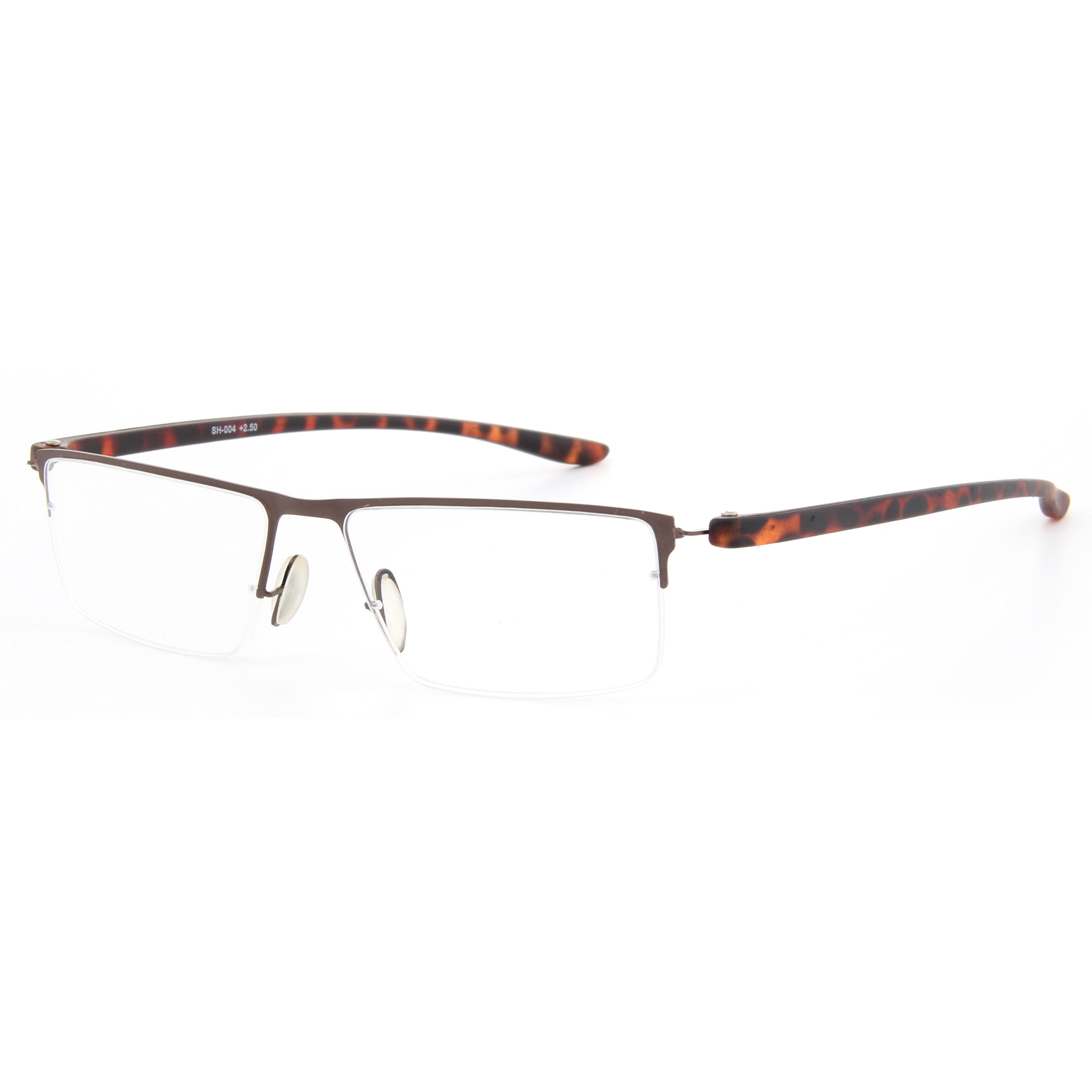 1PACK Gabii SH004 Metal Rectangle Men/Women Semi Rim Light Weight