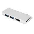 thumbnail image 3 of Estación de acoplamiento de 8 Hub para Microsoft Pro 8 9 X con interfaz Multimedia 4K HD USB C PD carga 2 puertos USB3.0 USB C Hub, 3 of 8