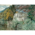 thumbnail image 3 of Anna Boberg 14x11 Black Modern Framed Museum Art Print Titled - By Lago Di Como. Study from Italy (1928), 3 of 5