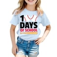 thumbnail image 1 of TZEWGL Tees For Newborn Print Round Neck Loose Short Sleeve Blouse For Infnants size 3-4T, 1 of 4