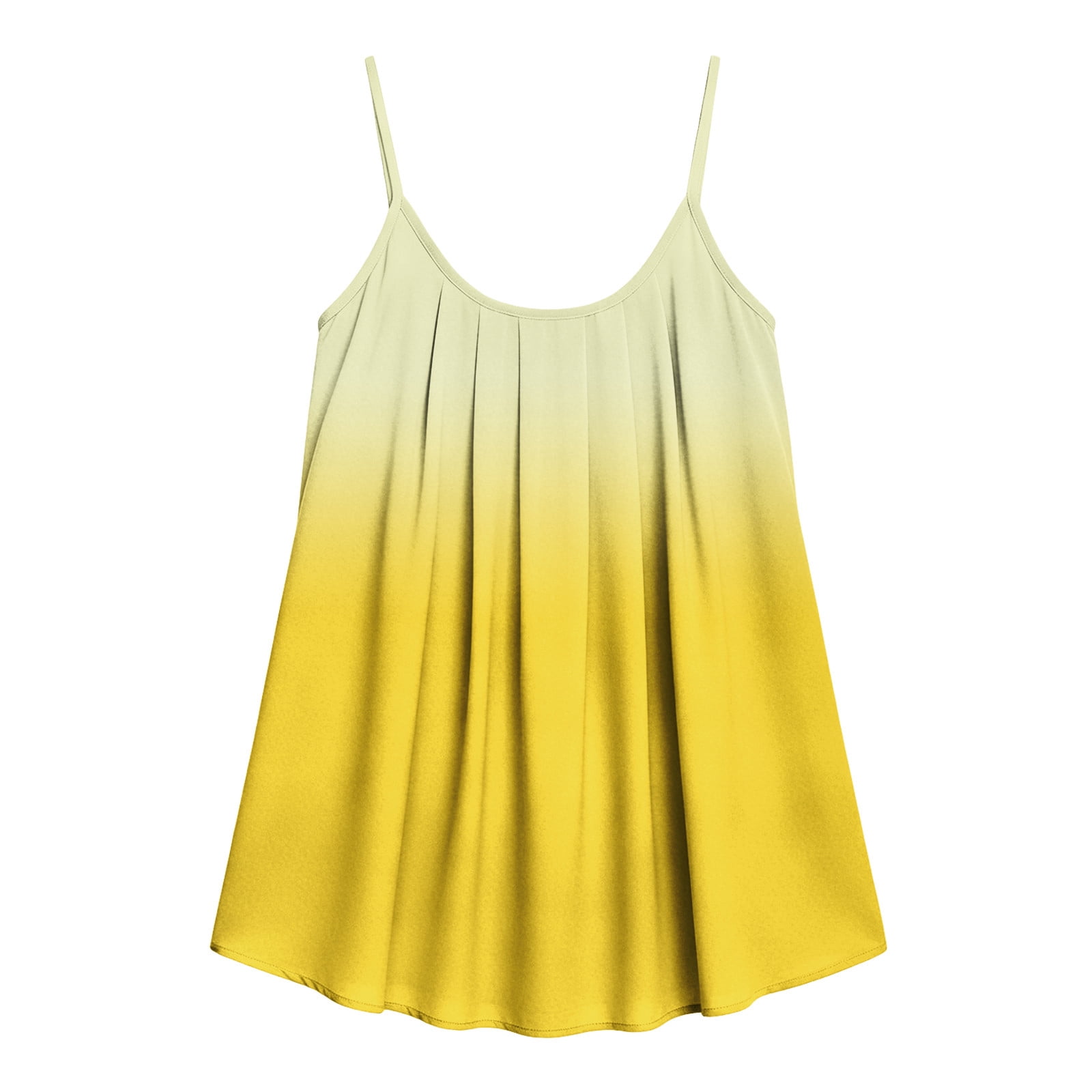 Fewfanhot Womens Tops Trendy Summer Sleeveless Blouse Crewneck Casual Loose Fit Tunic Shirt