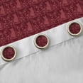 thumbnail image 4 of Feelyou Maroon Mandala Damask Curtains Pack of 2 (42x84 Each), Cat Curtains Blackout, 4 of 6