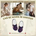 thumbnail image 7 of Kdxio Llama Alpaca Women's Men's Slippers Plush Slip-On House Slipper for Winter Indoor Soft Cushion Non-slip Fluffy Slides Slippers-11, 7 of 7