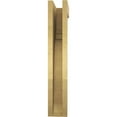 thumbnail image 4 of 6"W x 12"D x 36"H Thin Bryant Rough Cedar Woodgrain TimberThane Corbel, Primed Tan, 4 of 6