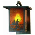 thumbnail image 1 of Aplique de pared con brazo curvo de 9"W Hyde Park Fly Fishing Creek MEYDA 51653, 1 of 1