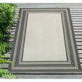thumbnail image 6 of Transocean CRE69842597 Liora Manne Carmel Multi Border Indoor & Outdoor Rug, Grey - 6 ft. 6 in. x 9 ft. 4 in., 6 of 7