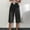 Black, variant on Kmdttou Women'S Pocket Summer Elastic Casual Solid Color High-Waisted Slim Casual Pants