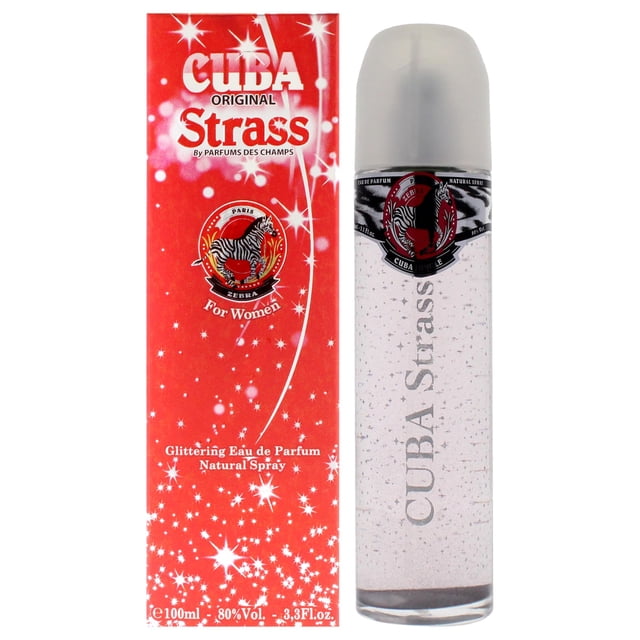 Perfume Cuba Cuba Strass Zebra Eau de Parfum para mujer, 100 ml